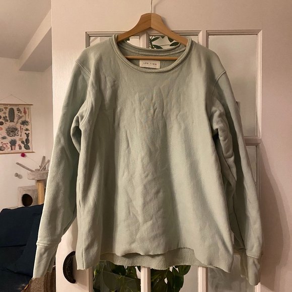 Les Tien Sweatshirt in sage green, S - Picture 2 of 2